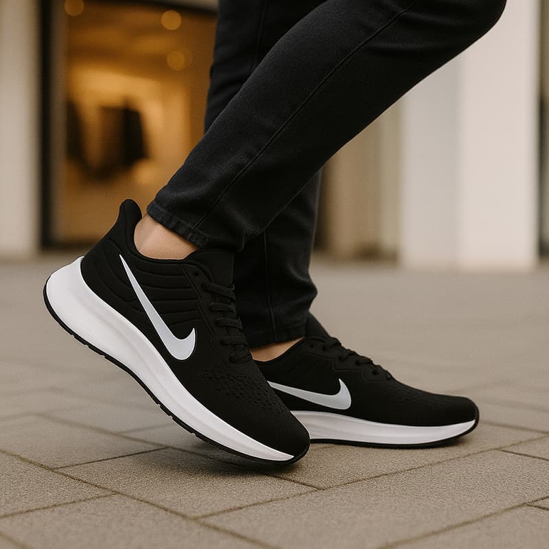 کفش ورزشی مردانه Nike مدل Tigo زیره سفید-مشکی
